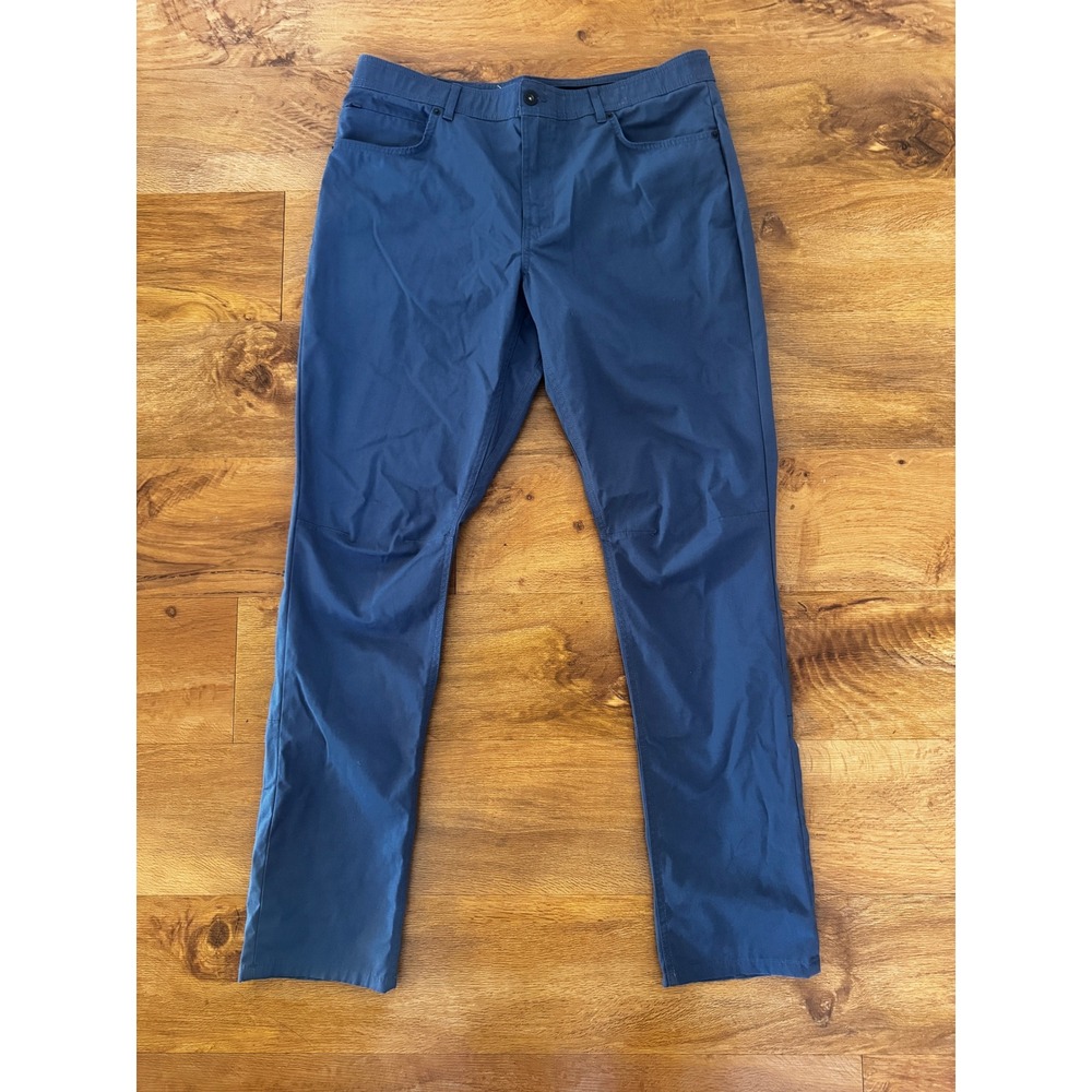 Columbia Mens Blue Rapid River Active Fit Outdoor Hiking Pants 36x3104